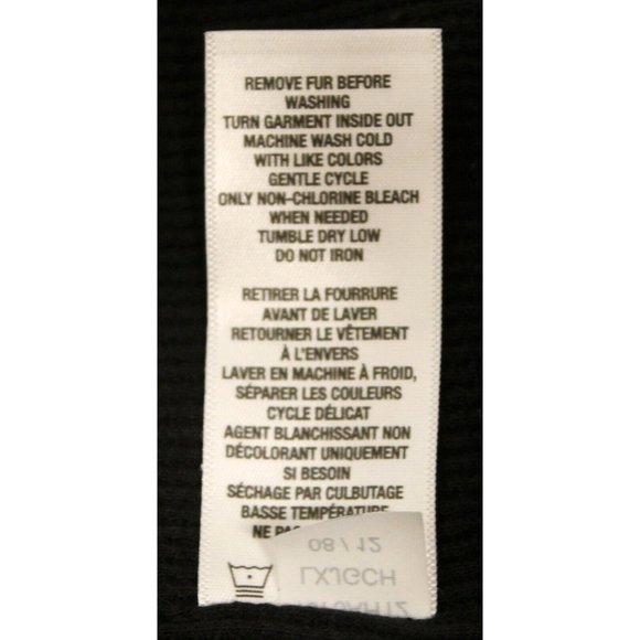 NWT Aeropostale Jrs Sz M Black Sequin Insulated Vest Removeable Faux Fur Trim - Picture 10 of 10